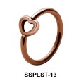 Hollow Heart Closure Rings Mini Attachments SSPLST-13