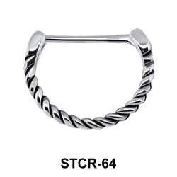 Spiral Shaped Septum Piercing STCR-64