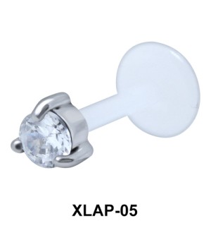 Round CZ External Labrets Piercing XLAP-05