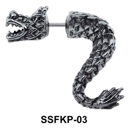 Dragon Shaped Ear Stud SSFKP-03
