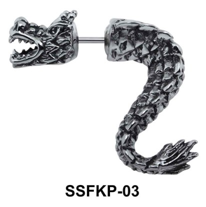 Dragon Shaped Ear Stud SSFKP-03