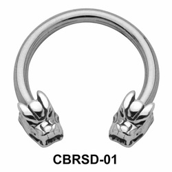 Elegant Dragon Nipple Circular Barbell CBRSD-01