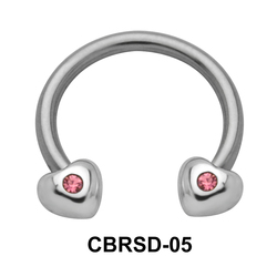 Sweet Hearts Nipple Circular Barbell CBRSD-05