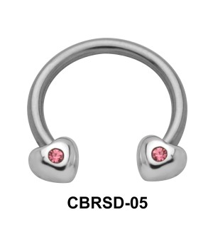 Sweet Hearts Nipple Circular Barbell CBRSD-05