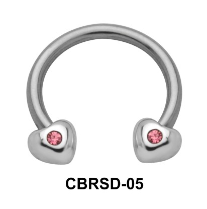 Sweet Hearts Nipple Circular Barbell CBRSD-05