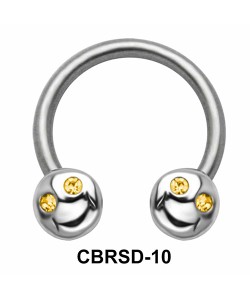 Smile Face Nipple Circular Barbell CBRSD-10