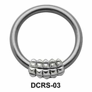 Interesting Design Nipple Piercing Closure Ring DCRS-03
