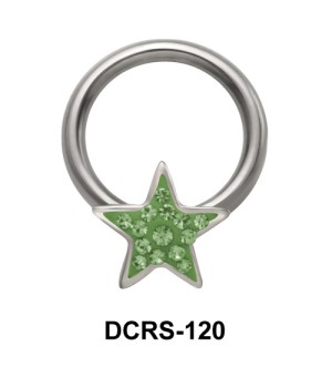 Rainbow Star Closure Rings DCRS-120