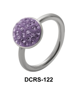 Rainbow Round Closure Rings DCRS-122