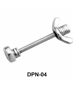 Fat Pin Shaped Double Nipple DPN-04