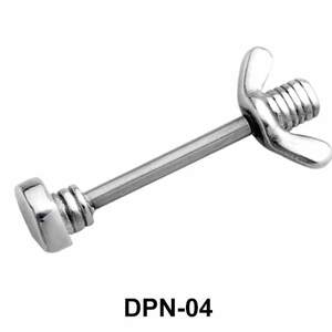 Fat Pin Shaped Double Nipple DPN-04