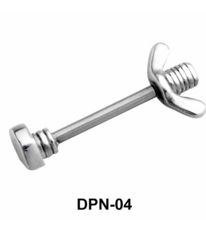 Fat Pin Shaped Double Nipple DPN-04