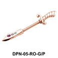 Dagger Shaped Double Nipple Piercing DPN-05