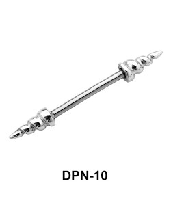 Double Weapon Nipple Piercing DPN-10