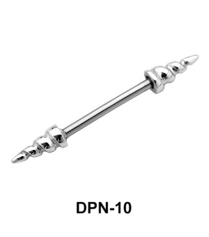 Double Weapon Nipple Piercing DPN-10