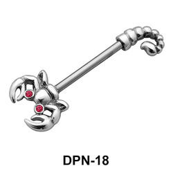 Scorpion Nipple Piercing DPN-18