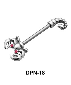 Scorpion Nipple Piercing DPN-18