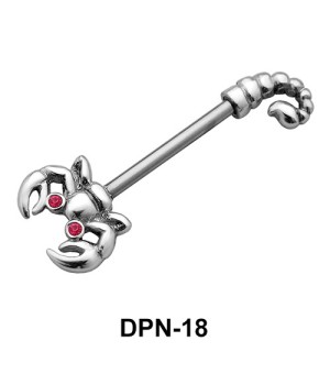 Scorpion Nipple Piercing DPN-18