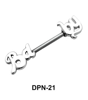 Baby Shaped Double Nipple Piercing DPN-21