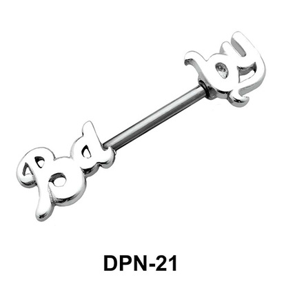 Baby Shaped Double Nipple Piercing DPN-21