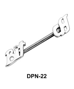 Bitch Shaped Double Nipple Piercing DPN-22