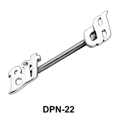 Bitch Shaped Double Nipple Piercing DPN-22