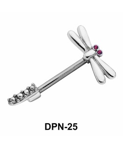 Double Dragonfly Nipple Piercing DPN-25