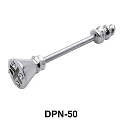 Multiple Rhinestone Double Nipple Piercing DPN-50