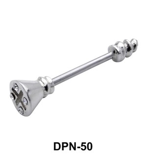 Multiple Rhinestone Double Nipple Piercing DPN-50