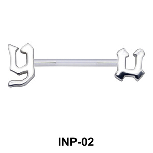 Y n U Nipple Piercing INP-02