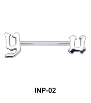 Y n U Nipple Piercing INP-02