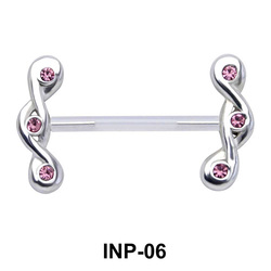 Pretty Spiral Invisible Nipple Piercing INP-06