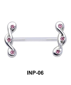 Pretty Spiral Invisible Nipple Piercing INP-06