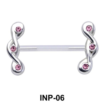 Pretty Spiral Invisible Nipple Piercing INP-06