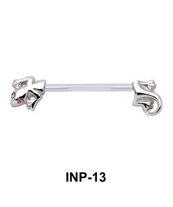 Impressive Lizard Invisible Nipple Piercing INP-13