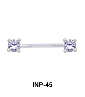 Impressive Crystal Invisible Nipple Piercing INP-45