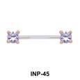 Impressive Crystal Invisible Nipple Piercing INP-45