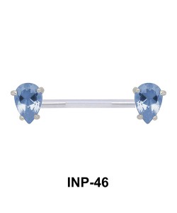 Drops of Water Crystal Invisible Nipple Piercing INP-46