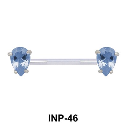 Drops of Water Crystal Invisible Nipple Piercing INP-46