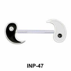 Yin Yang Invisible Nipple Piercing INP-47 