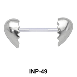 Broken Heart Nipple Piercing INP-49