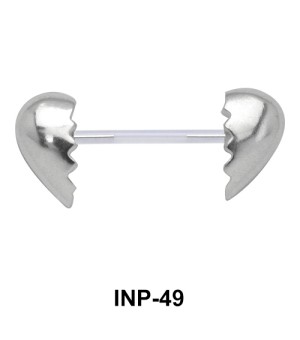 Broken Heart Nipple Piercing INP-49