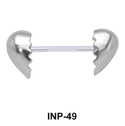 Broken Heart Nipple Piercing INP-49