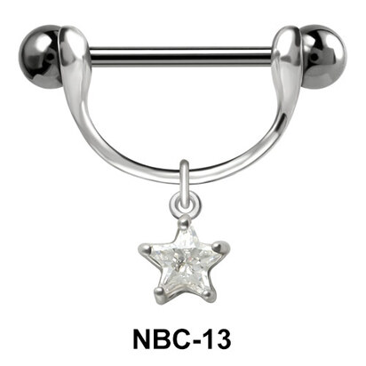 Star Shaped Nipple Piercing NBC-13