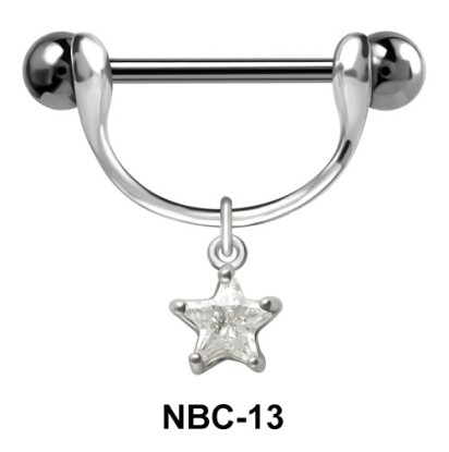 Star Shaped Nipple Piercing NBC-13