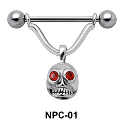 Devil Face Shaped Nipple Piercing NPC-01
