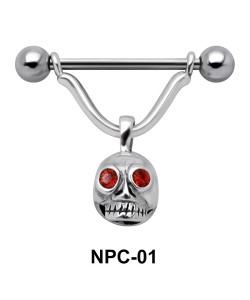 Devil Face Shaped Nipple Piercing NPC-01