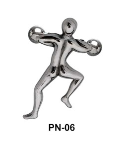 Male Shaped Nipple Piercing PN-06