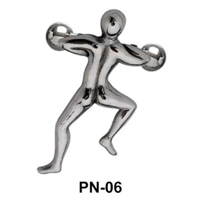 Male Shaped Nipple Piercing PN-06