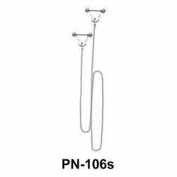 Chained Nipple Piercing PN-106s